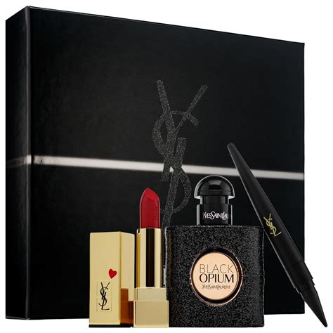 yves saint laurent opium gift sets|black opium gift set boots.